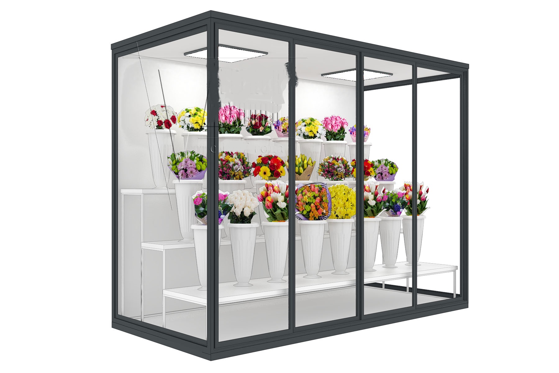 Холодильная камера для цветов